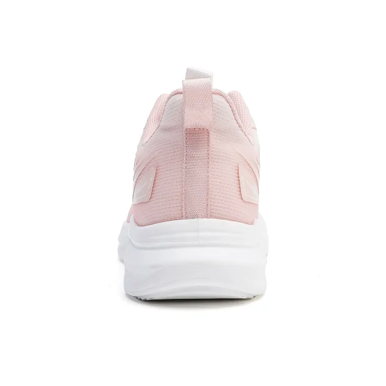 Warrior Cushioning, Wear Resistant Low Top Casual Training Running Shoes Women's White Pink-3