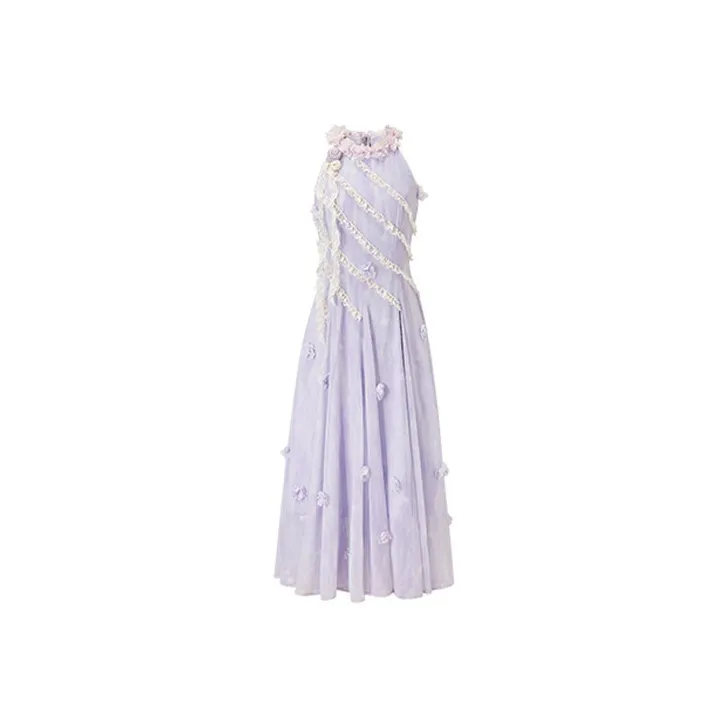 PAZZO Slip Dresses Women's Purple-0