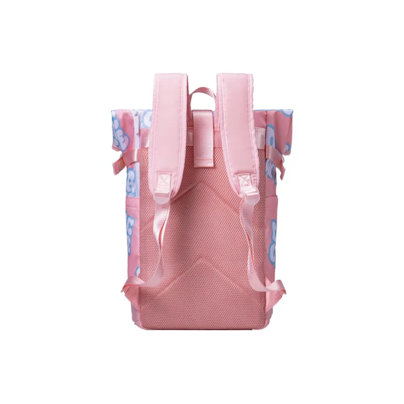 DRACONITE Polyester Backpack Unisex Dusty Pink-12