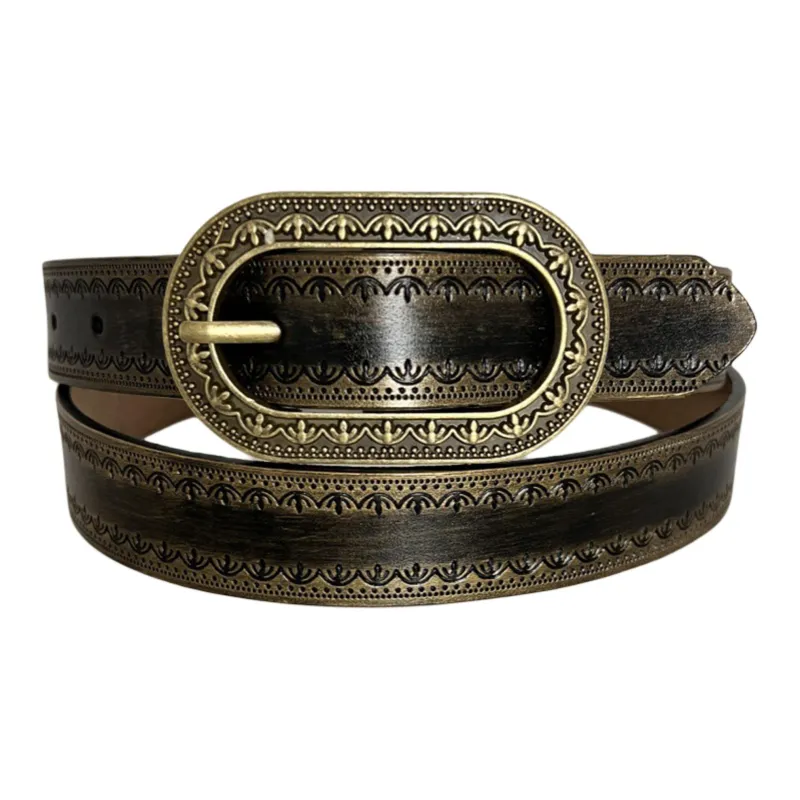 JEANSWEST Split Cow Leather Belts Women's 3.5cm-8