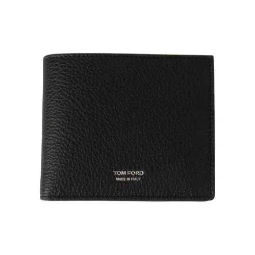 TF Cow Leather Wallet Men's Black