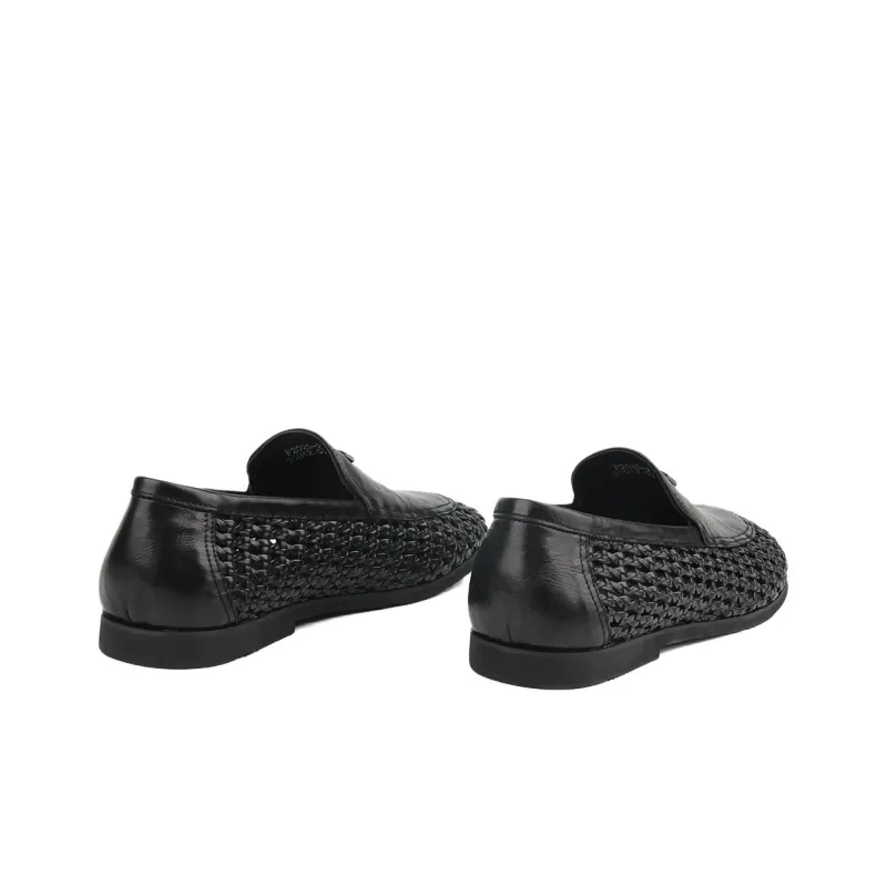 New Korea Casual Shoes Men's Black-4