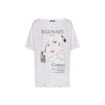 BALMAIN T Shirts Women's White
