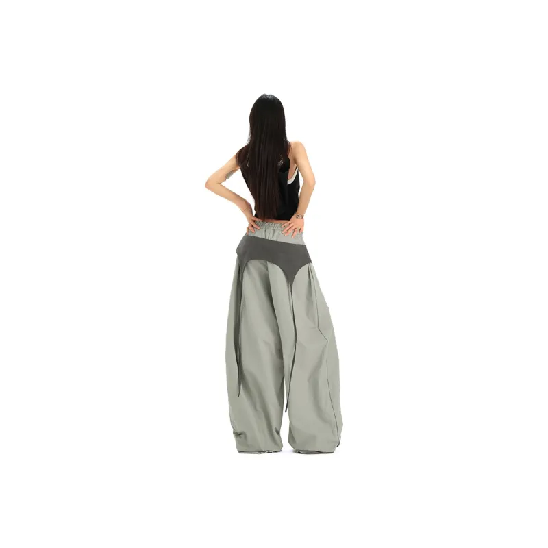 Wen Shan Casual Pants Women's Gray Pants-5