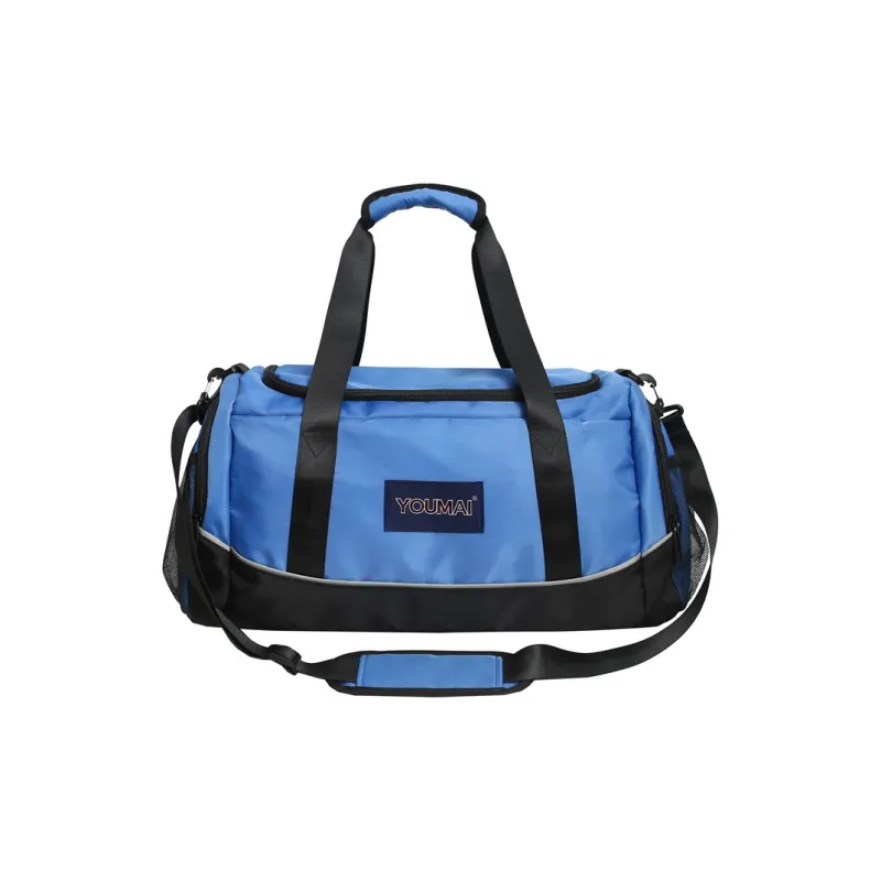 MTribe Nylon With Mesh Travel Bag Unisex Khaki/Black/Red/Yellow/Pink/Blue/Green-28