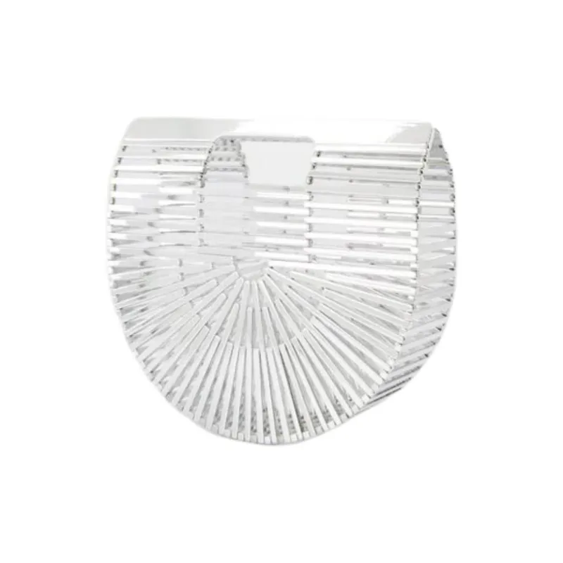 CULT GAIA Acrylic Acetate Handbag Mini Women's Silver-1