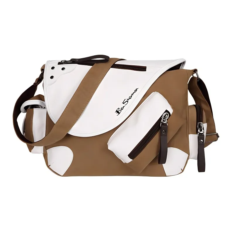 BEN SHERMAN Canvas Bag, Crossbody Bag, Shoulder Bag Unisex Multicolor-7