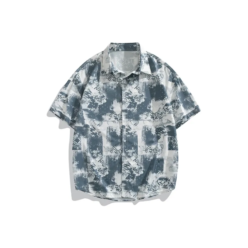 SIFLYTO Shirts Unisex Night Sea Ink Painting-0