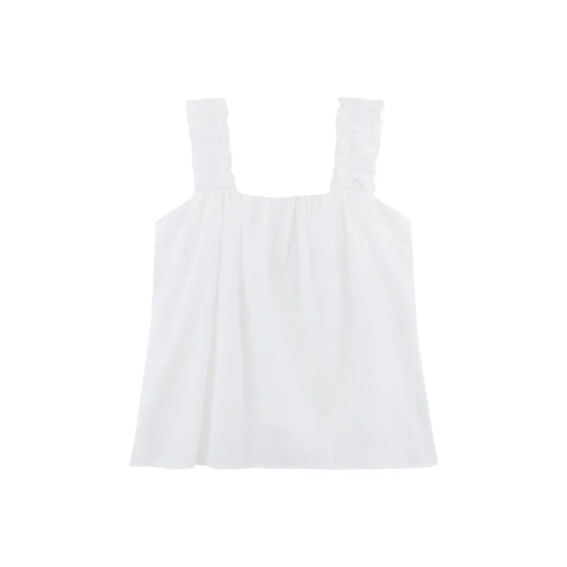 Migu Tank Tops Women's White-0