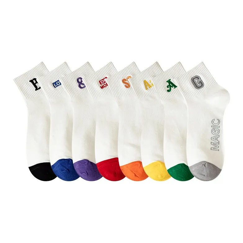 Yalu Mid Calf Socks Men's 5 Pack-7