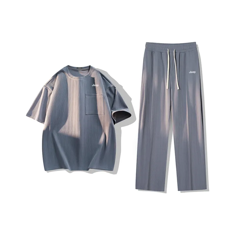 Jeep Casual Sportswear Unisex Two Piece Set-10