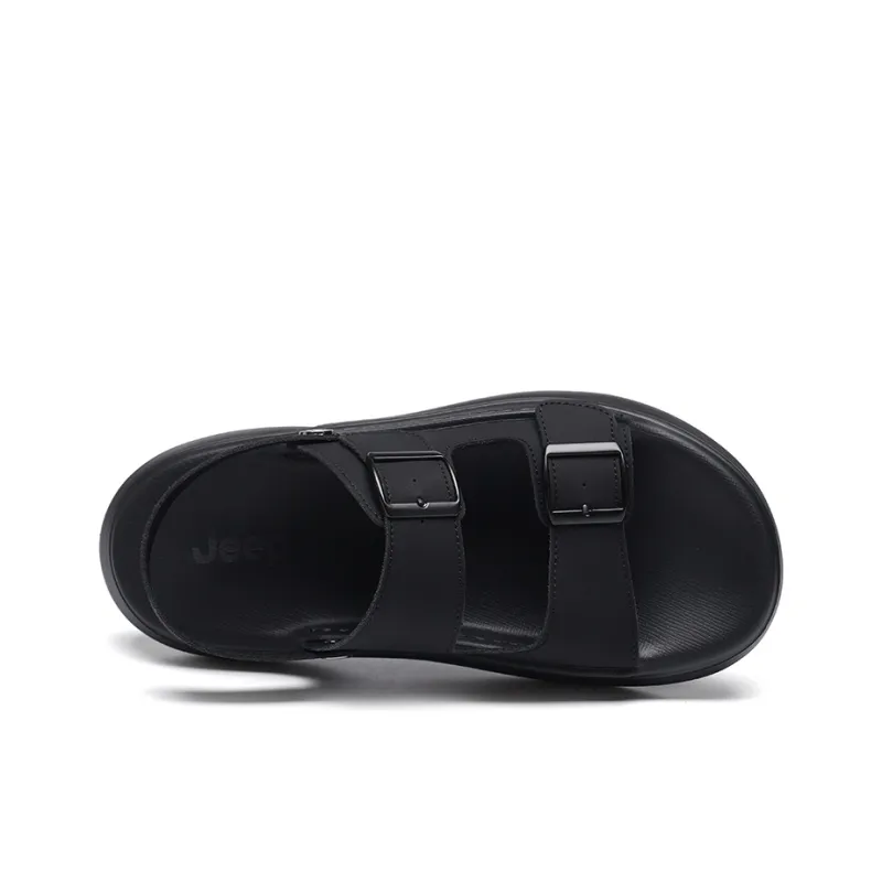 Jeep Beach Sandals Men Black-8
