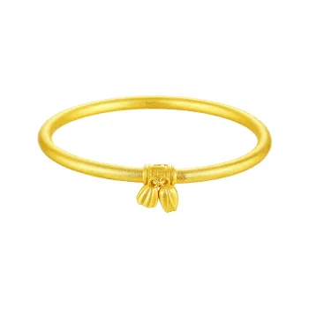Fu Ru Ji S999 Fine Silver Bangles Women's