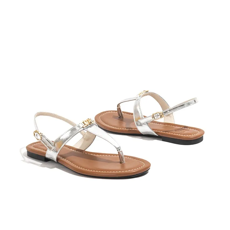 Old Meow One Strap Sandals Women's Silver-2