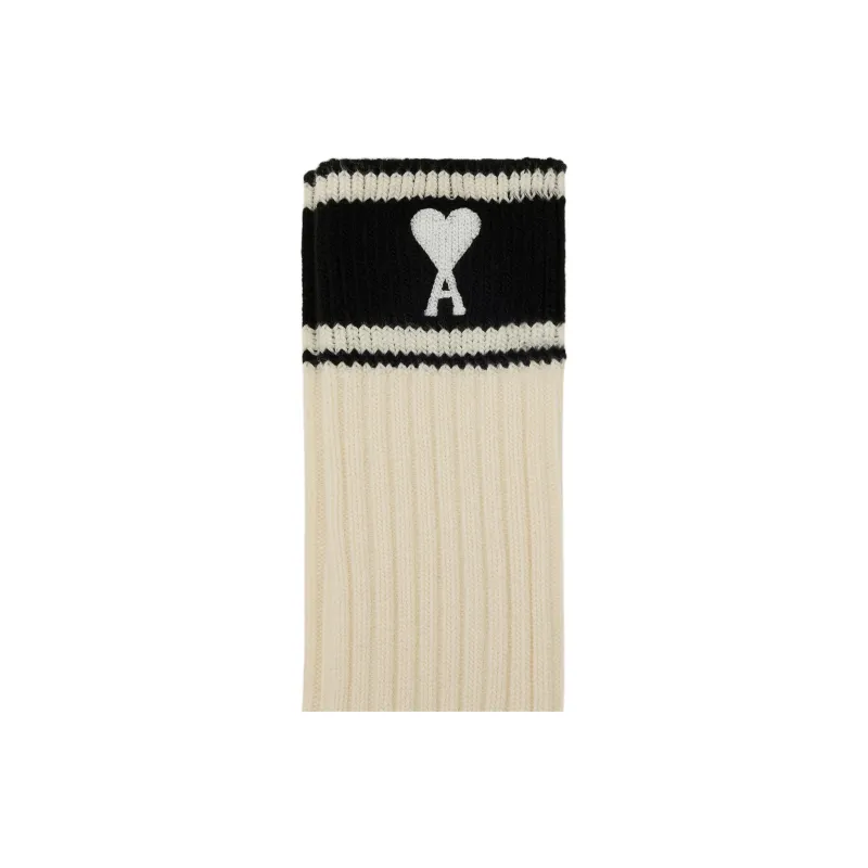 AMIPARIS Mid-Calf Socks Men's 1 Pack Cream-2