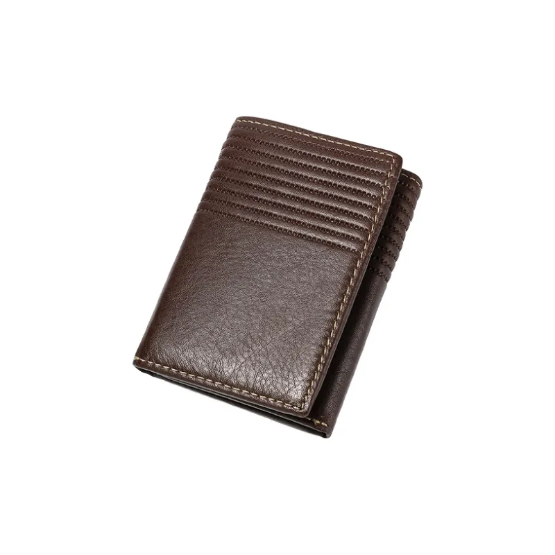 Yalu Top Grain Cow Leather With Polyester Wallet Men's Multicolor-3