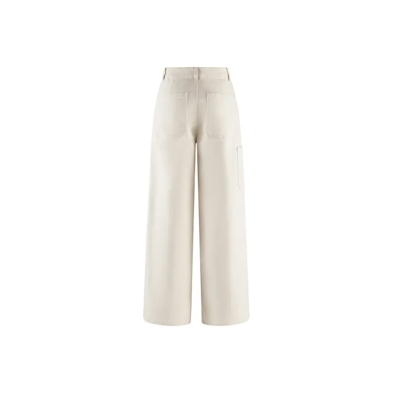 A21 Casual Pants Women's White Khaki-1