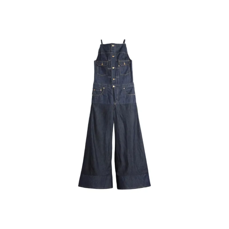 Sacai X Levis Overalls Women's Indigo-0