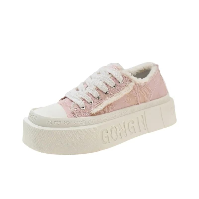 KLAOSD Anti Slip Wear Resistant Low Top Skateboard Shoes Women's-5