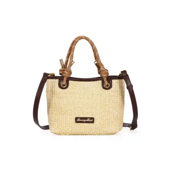 Dannybear Fabric Handbag Women's Beige