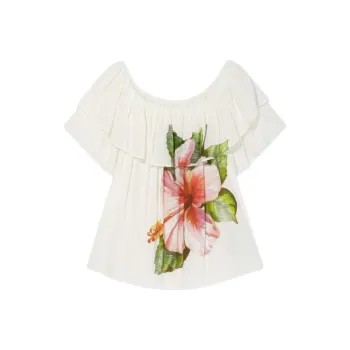 Desigual T Shirts Women's White Base Print