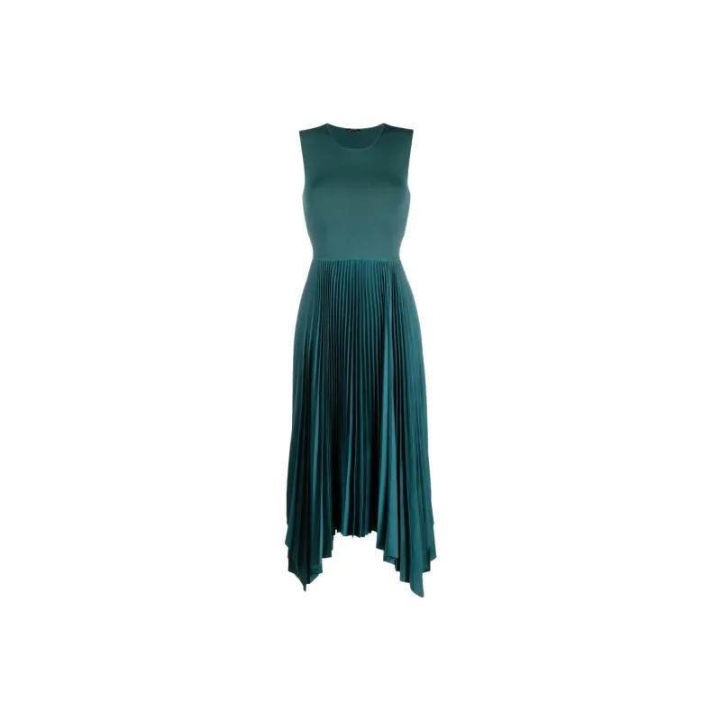 JOSEPH Dera Pleated Midi Dress-0