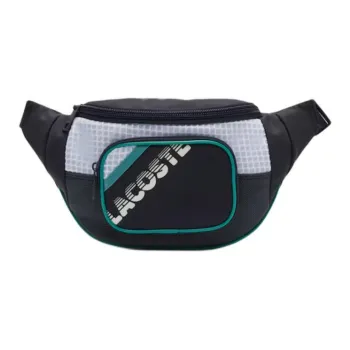 LACOSTE Nylon Fanny Pack Men's Black