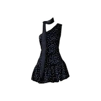 EMDPN Sleeveless Dresses Women's Black