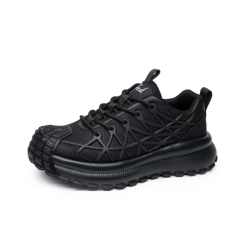 FED Casual Shoes Men Low Top Black/Beige-1