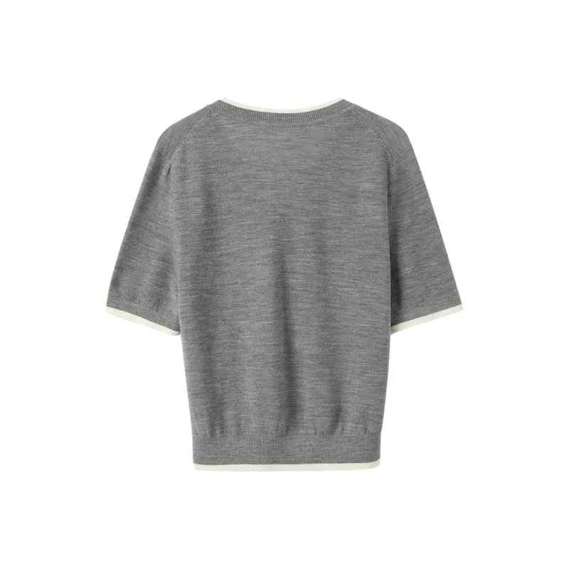 3COLOUR Knitwear Women's Heather Gray-1