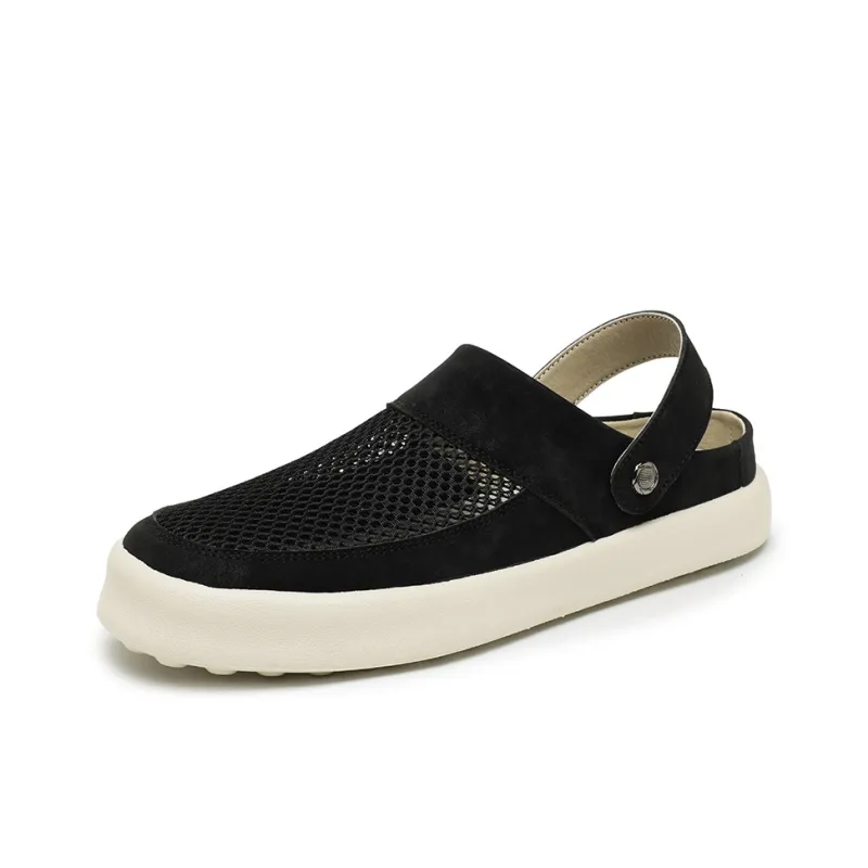 LINGPAO Men's Casual Shoes Men Low Top-5