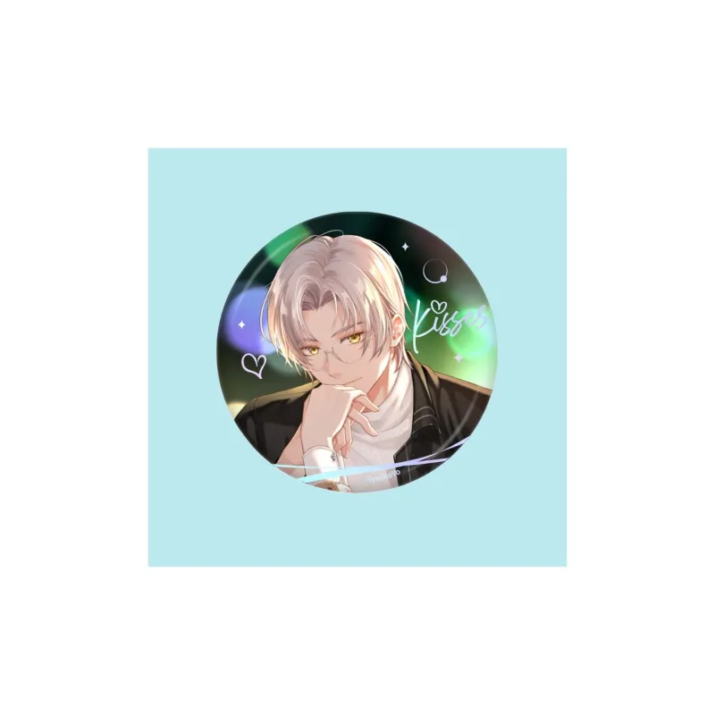 MIHOYO Book Of Undetermined Events Deep Affection Light Kiss Collection Tinplate Badge-3