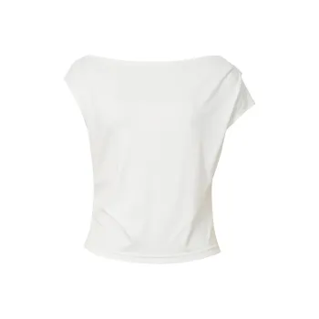 Hopeshow T Shirts Women's Raw White 001