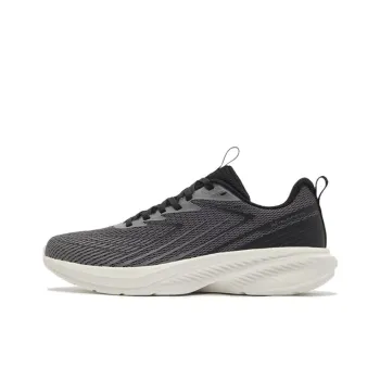 361° Breathable And Slip Resistant Low Top Casual Running Shoes Men's Black White