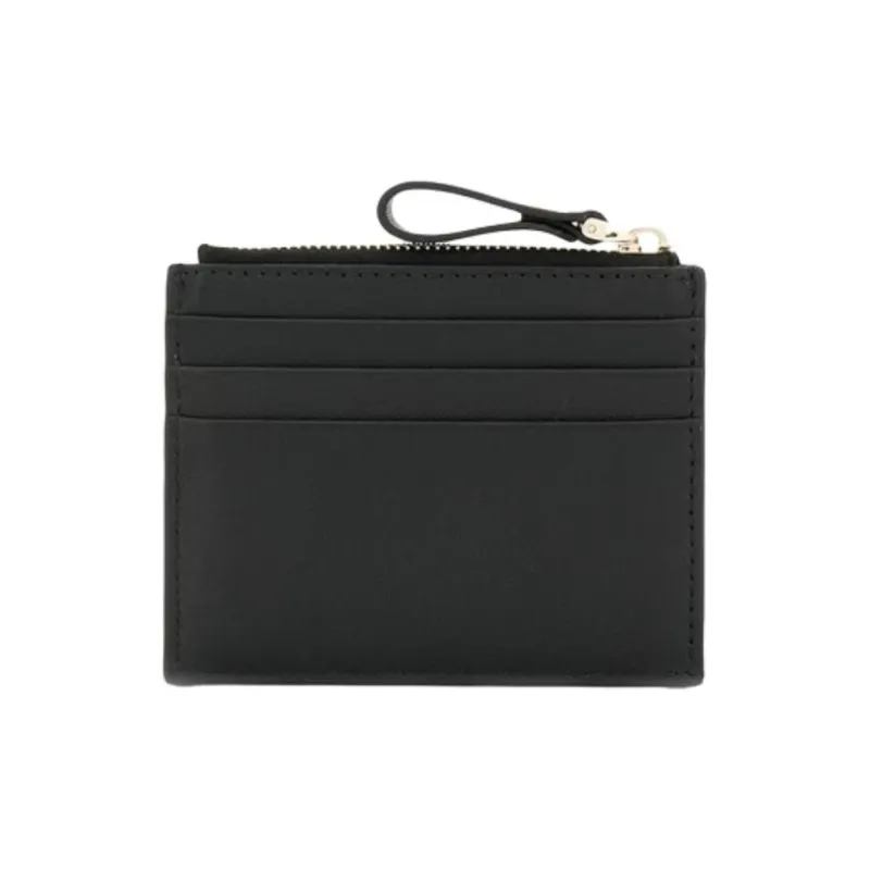 Valentino ROCKSTUD Leather Wallet Unisex Black-1