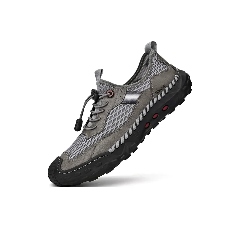 Wen Nai Casual Shoes Men's Gray-2