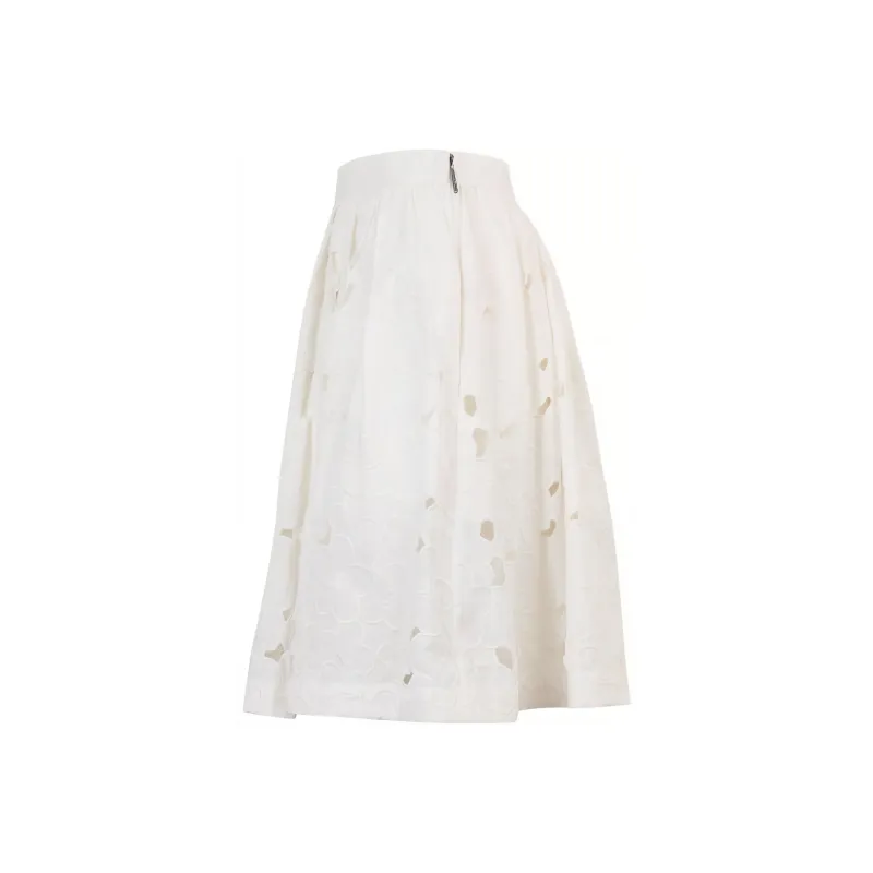 MSGM Sangallo lace Skirt-2