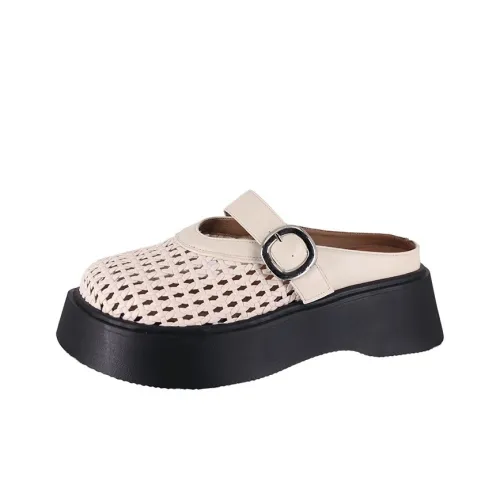 OPOA Cut Out Odor Resistant Abrasion Resistant Slip Resistant Closed Toe Slippers Women's