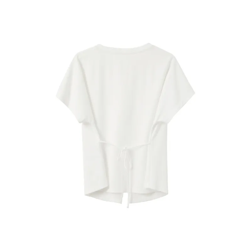 3COLOUR T Shirts Women's Cloud White-1