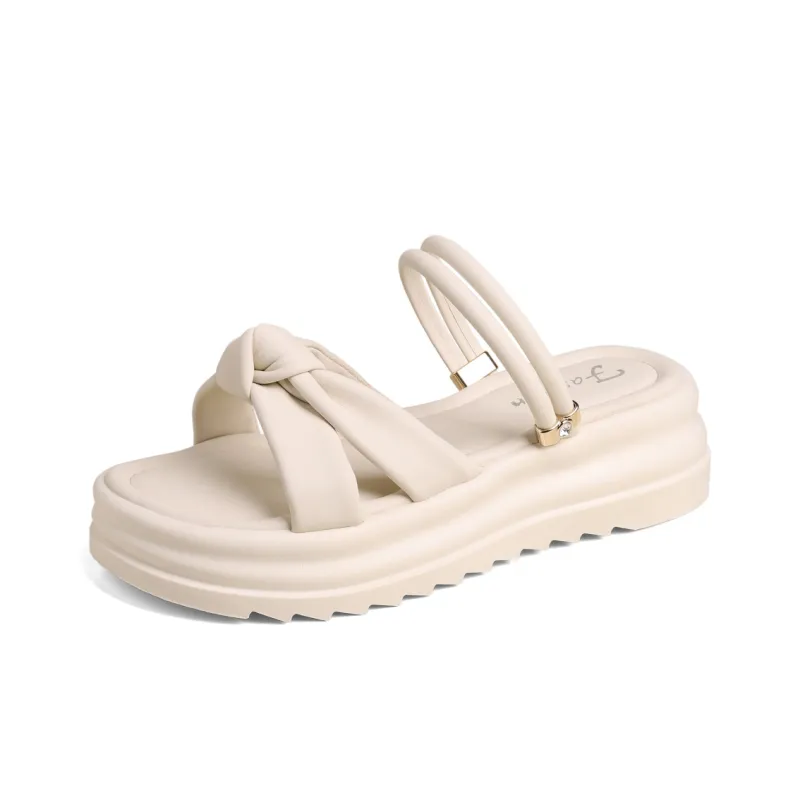 WUJI Rubber Sole Metal Slip Resistant Abrasion Resistant Slide Slippers Women's-0