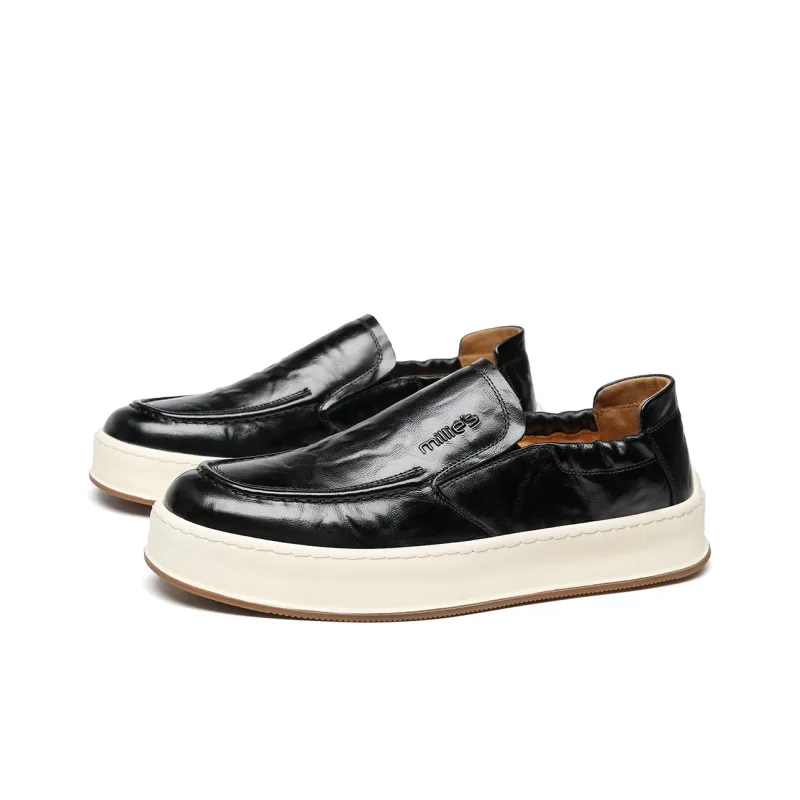 Millies Men's Casual Shoes Men Low Top Black/Brown-2