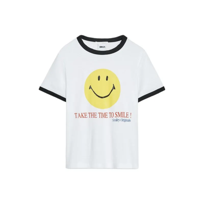 ZARA T Shirts Women's Frosted White-0