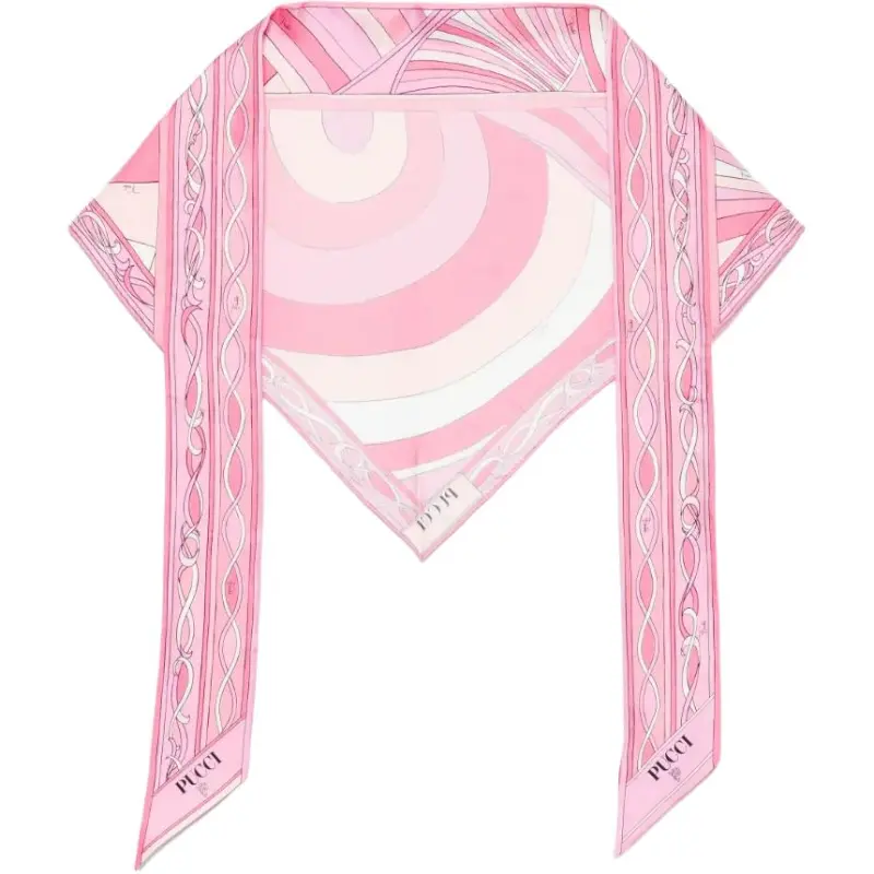 EMILIO PUCCI Silk Scarves Women's Pink-0