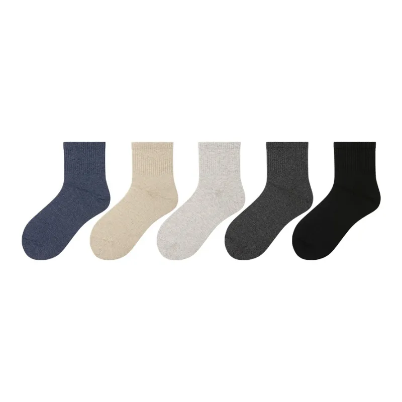 LIANGPU Ankle Socks Men's 5 Pack-4