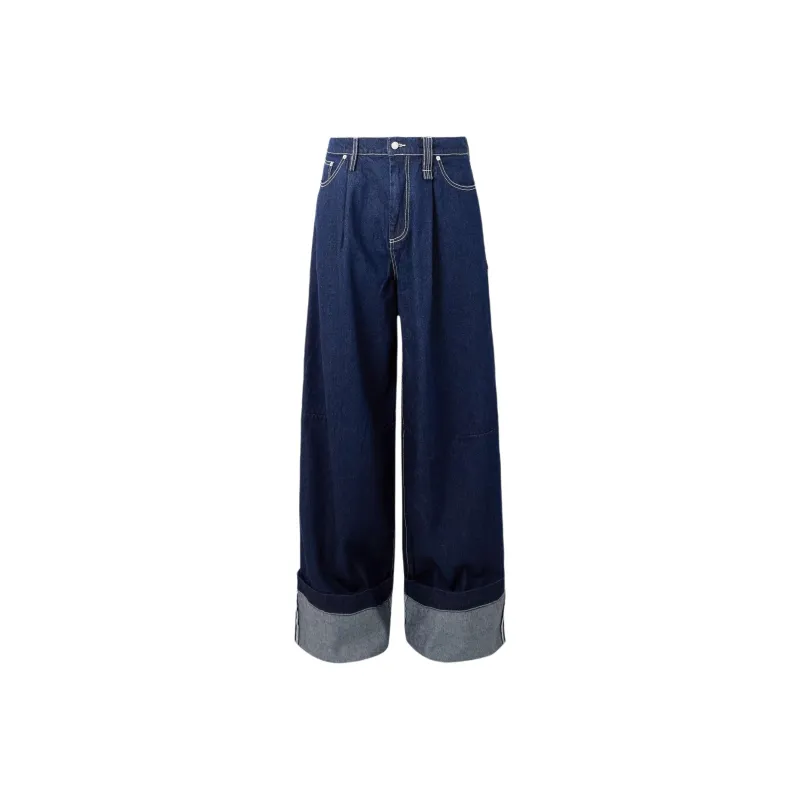 SIMONE ROCHA Wide leg Puddle Jeans-0