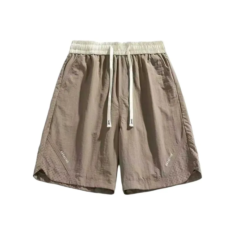 KVIV Casual Shorts Men Khaki -5