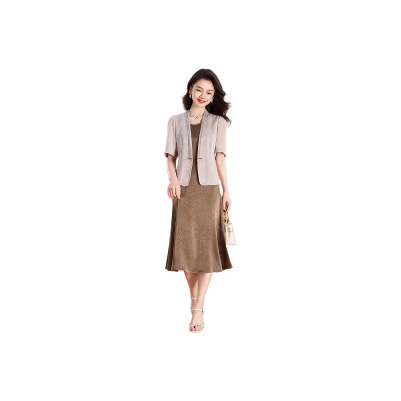 Mylan Skirt Set Cinched Waist Women's-0