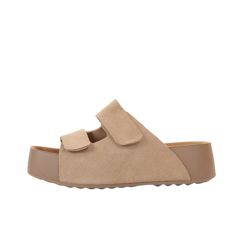 XIAOFAMIAO Slip Resistant Abrasion Resistant Slide Slippers Women's-0