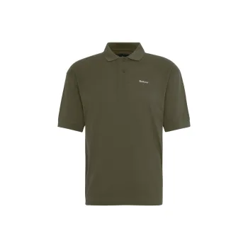 BARBOUR SS25 Polo Shirt Unisex Olive Green