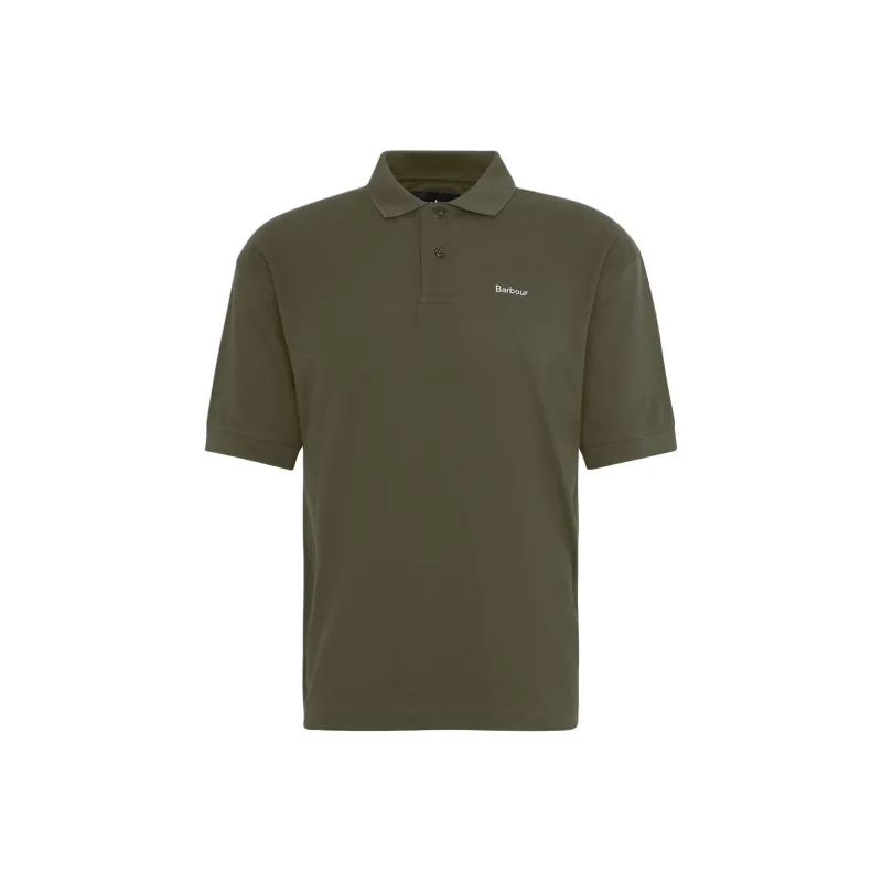 BARBOUR SS25 Polo Shirt Unisex Olive Green-0